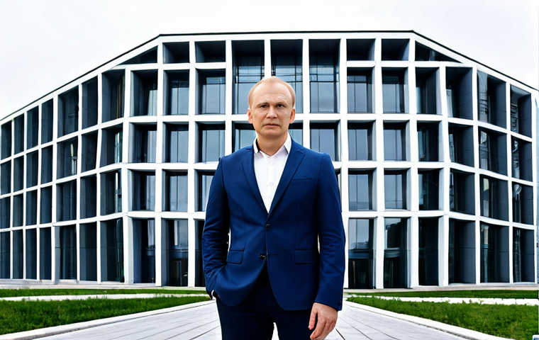 Modern Russian Architect**

"A professional architect, fully clothed in smart casual attire, standing in front of a modern building design in Moscow, Russia. Safe for work, appropriate content, showcasing architectural detail. Perfect anatomy, natural proportions, professional."

**